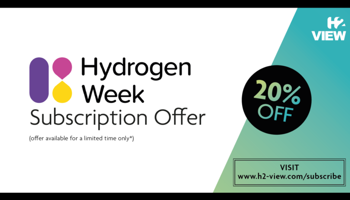 Hydrogen Week Subscription offer tile